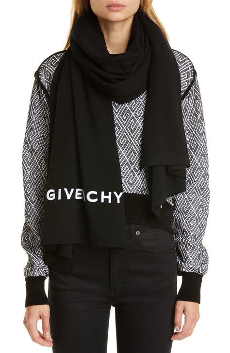 givenchy black scarf|vintage givenchy scarf.